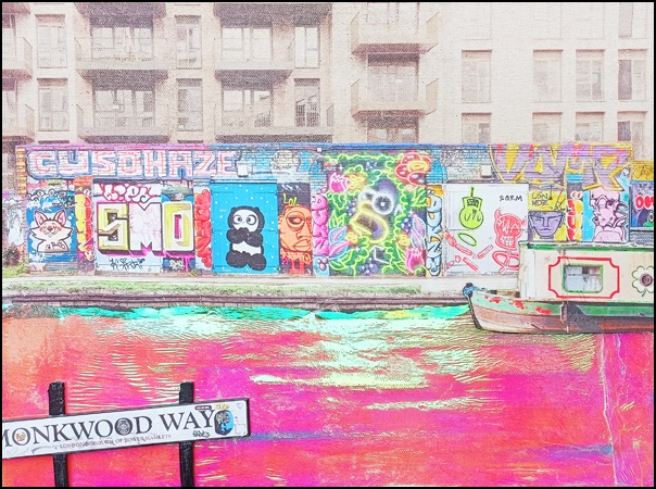Monkwood Way, Hackney, painting